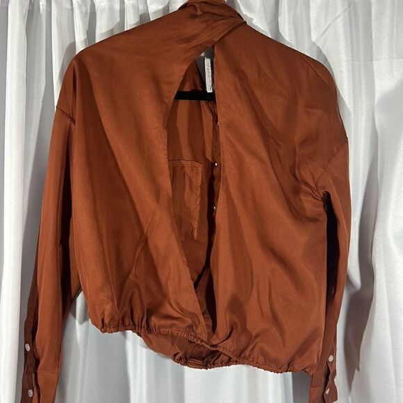 FREE PEOPLE YASMIN TWO PIECE SET IN BROWN NWT - Picture 4 of 10